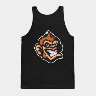 Happy Monkey Face Tank Top